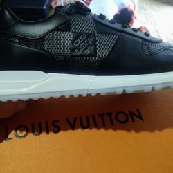 LOUIS VUITTON LOUIS VUITTON shoes Black Used mens Damier size 7