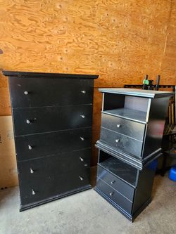 Dresser and 2 nightstands