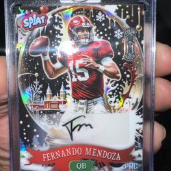 Fernando Mendoza Auto Wild Card 