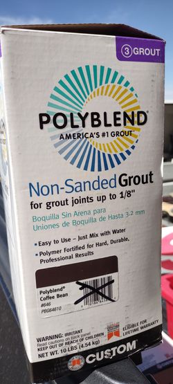Long-sanded Poly Blend Grout Coffee Brown