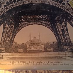 Large Eiffel Tower Print on Canvas