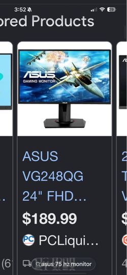 Asus monitor gaming 75hrts