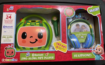 COCOMELON SING-ALONG BLUETOOTH MP3 PLAYER AND HEADPHONES