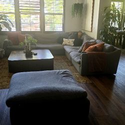 Gret Sectional Sofa and Ottoman 