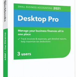 QuickBooks Desktop Pro 2021 3 User