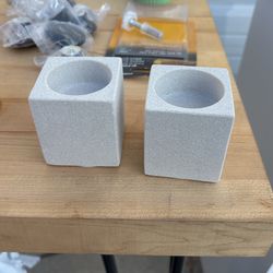 crate and barrel candle stick holders 