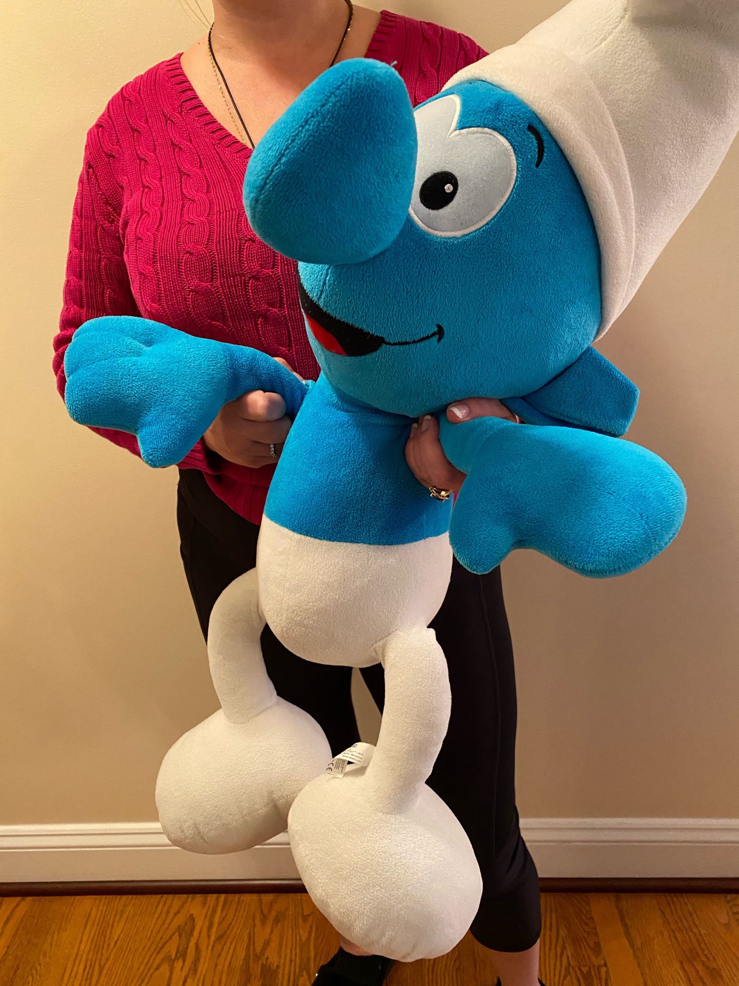 Giant Smurf Plush, 2 Feet and 9 inches Tall, Good Quality, Limited Editon, $100 Value, Kids Toys