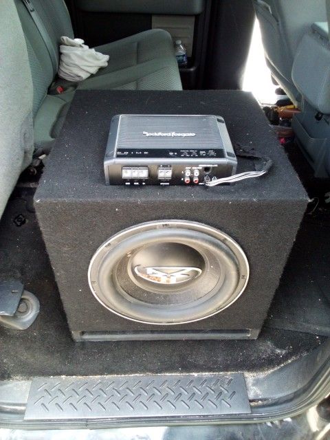 Rockford Fosgate HX2 Subwoofer & Amplifier In Box