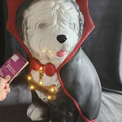🌟 LED Lit Halloween Vampire Sheep Dog Mold - Exclusively from Home Depot 🌟
