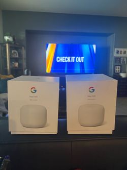 2 Google Nest WiFi Add-on Points