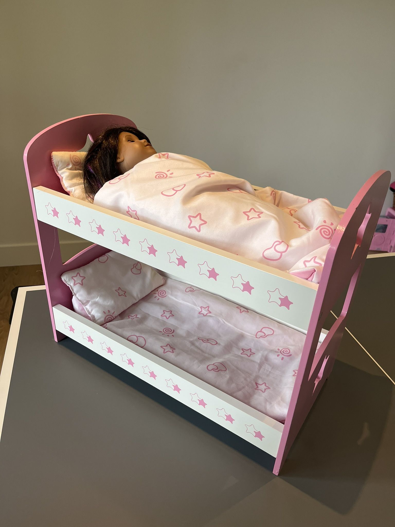 Doll Bed and Hanging Rack