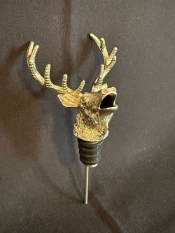 Stag Head Wine Pourer and Stopper