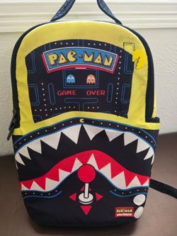 Sprayground Pac-Man Shark Mouth Backpack