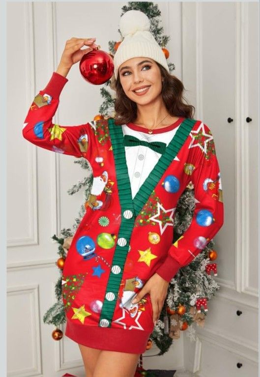 Women' Christmas Dress 2XL. Spadehill.