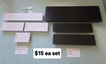 FLOATING SHELVES 2 DIFFERENT SETS