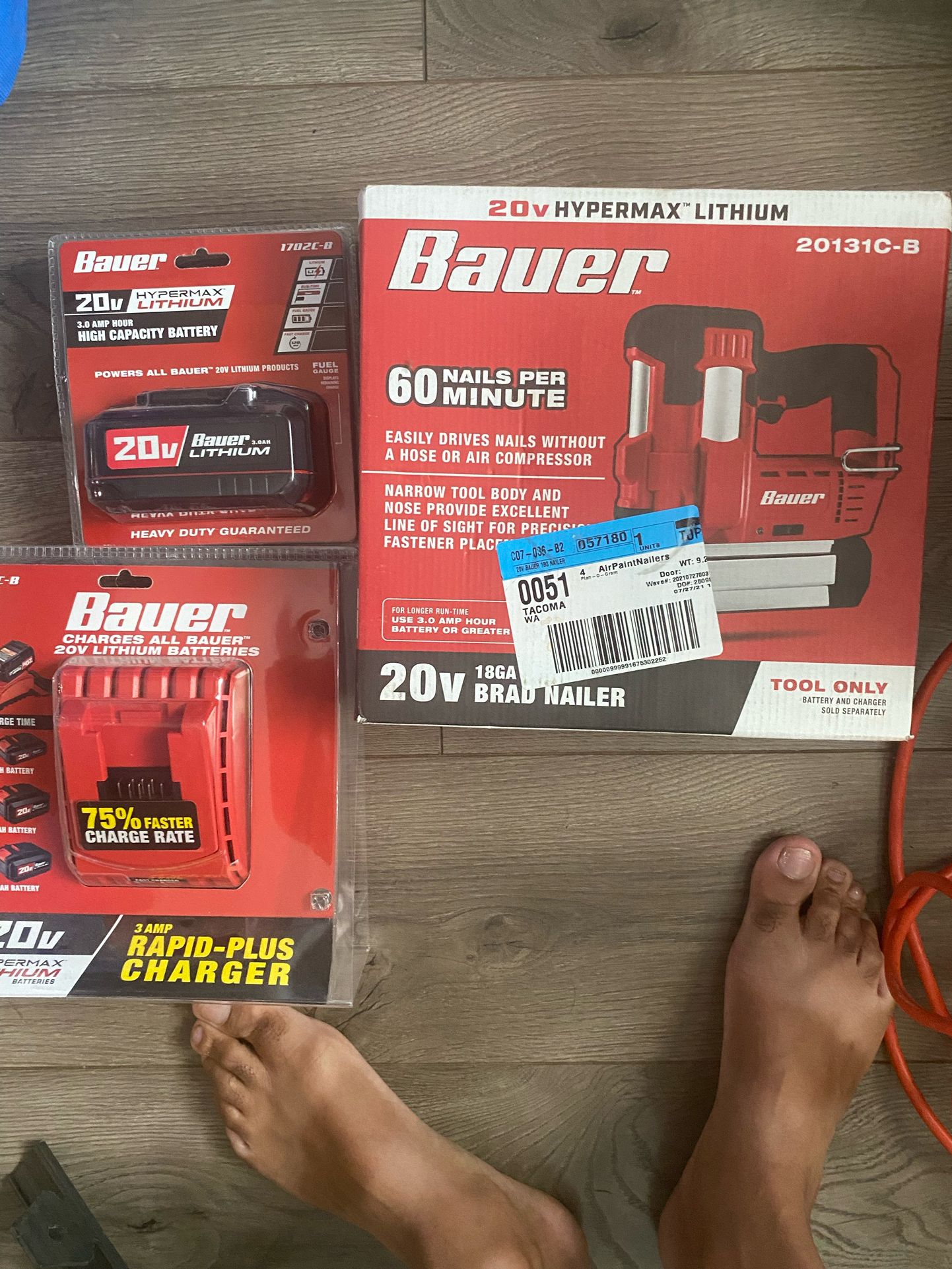 Battery Operated Nail Gun Brand New
