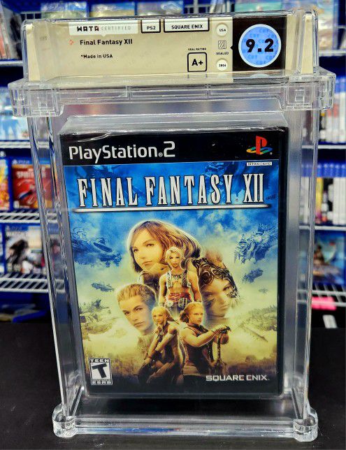 PS2 Final Fantasy XII SEALED WATA GRADED 9.2 A+