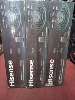 Hisense Bluetooth sound bar wireless subwooer 5.1 channel 340 watts. New