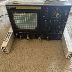 B&k Precision 1474 Analog 30mhz Oscilloscope Vintage 1474