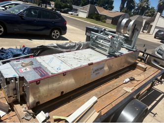 Gutter machine and trailer