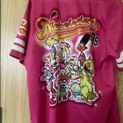 Nickelodeon: 90s Pink Baseball Jersey