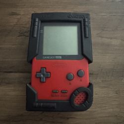 Gameboy Pocket Red Missing Back 