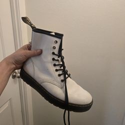 White Doc Marten Boots