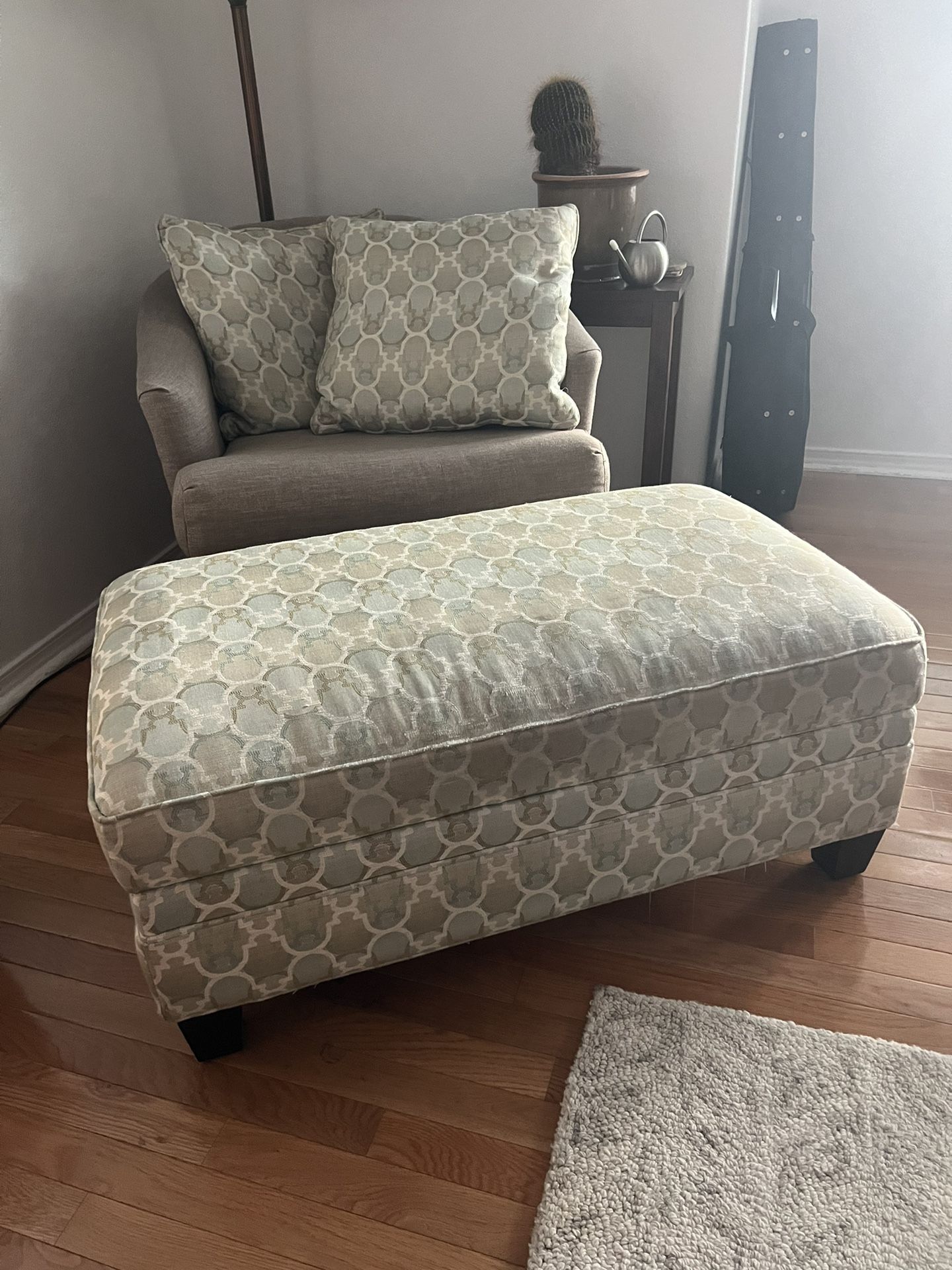 Ottoman (Pillows and Storage)