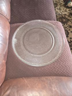 Clear Glass Microwave Turntable Plate 15 1/2" around