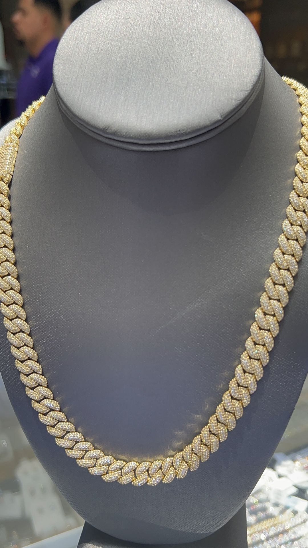 Silver Moissanite Necklace