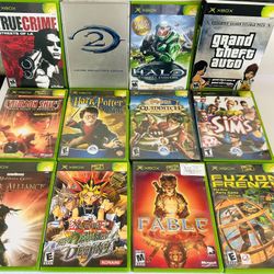 XBOX Original Games ( Halo, Silent Hill 2, & More)