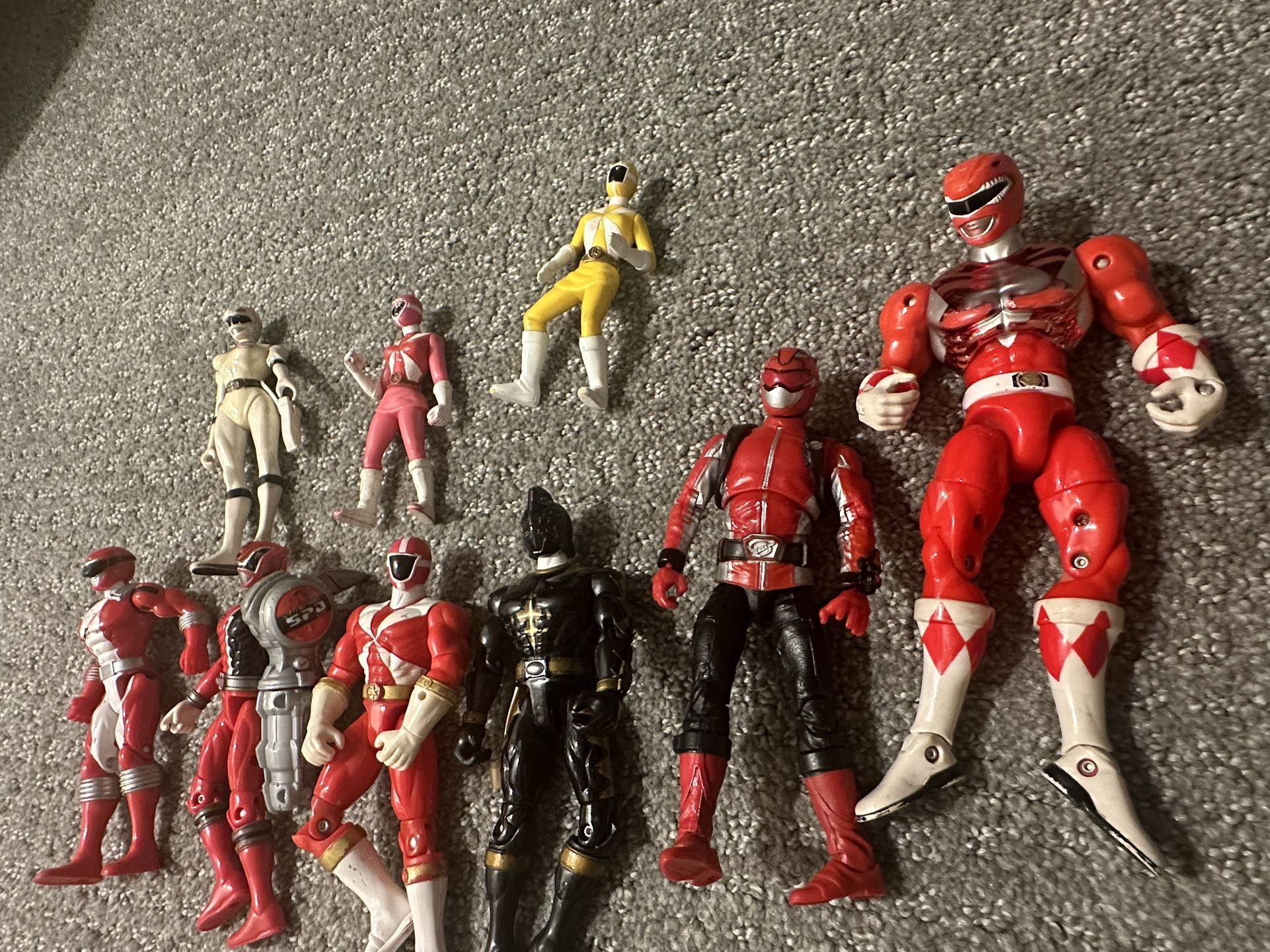 POWER RANGERS  🥶 Vintage Figurine LOT OF 9