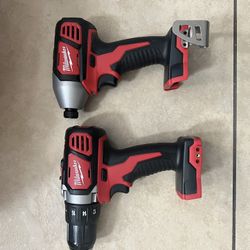 Milwaukee M18 Impact And Drill Combo 