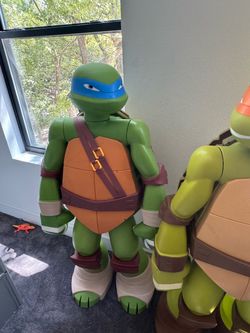 COLOSSAL Leonardo 48" 4ft Tall Teenage Mutant Ninja Turtles Jakks Pacific