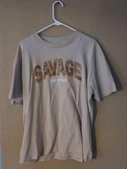 WXYZ Los Angeles Men’s M Beige Graphic Print Logo T-Shirt