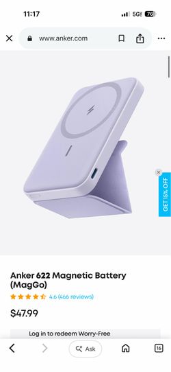 Anker 622 Magnetic Battery (MagGo)