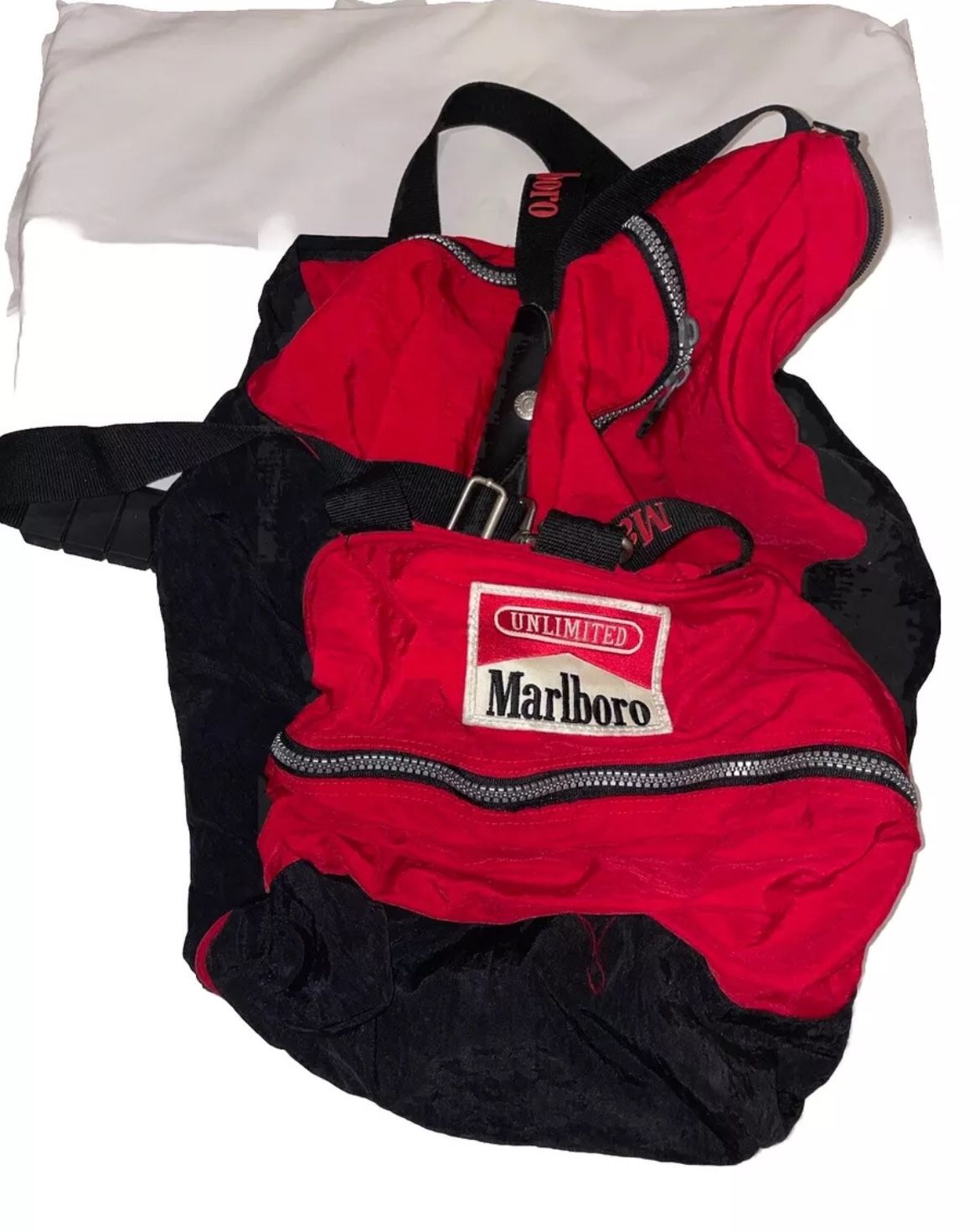 Vintage 90s Marlboro Unlimited Duffle Bag Cigarette Promo Travel