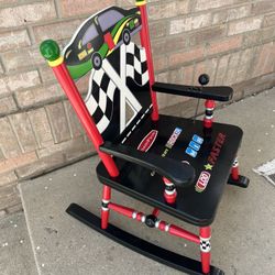 Kids Racing Theme Rocking Chair