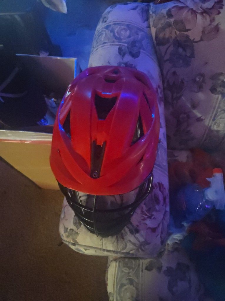 Cascade XRS lacrosse helmet,