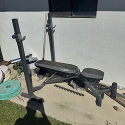 Bench press with plates