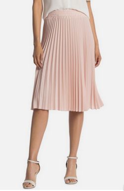 Tahari Pleated Pink Skirt