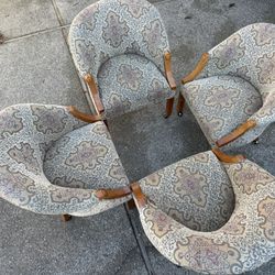 4 Barrel Chairs