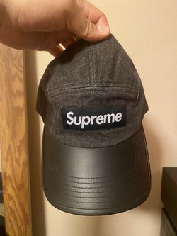 Supreme Leather Brim Hat Brand New
