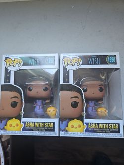 FUNKO POP DISNEY'S WISH "ASHA WITH STAR" 🌟 NEW IN IT'S ORIGINAL SEALED PACKAGING BOX FOR ONLY $7.00 EA.