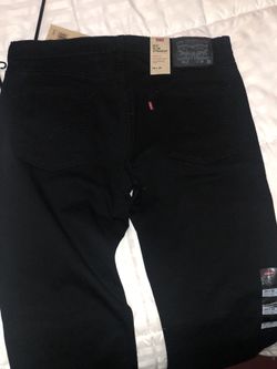 Levi’s slim straight denim black jeans (NEW)