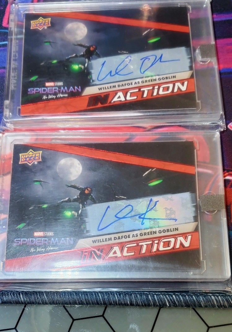 Spider Man Green Goblin Willem Daffoe Autograph