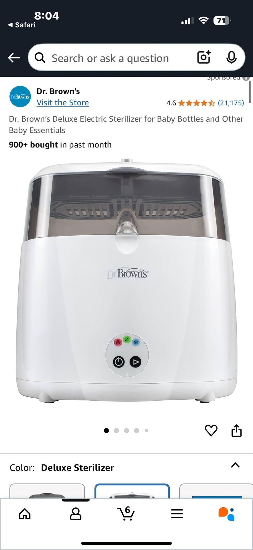 Dr Browns Baby Bottle Sterilizer