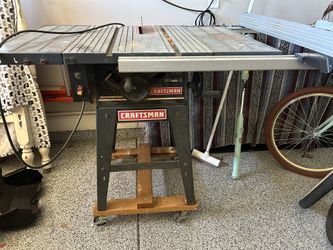 Table Saw and Miter Gauge