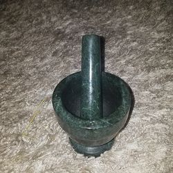 Beautiful marble motar pestle