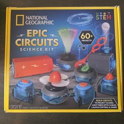 National Geographics Epic Circuits Science Kit for Kids NIB Educational 